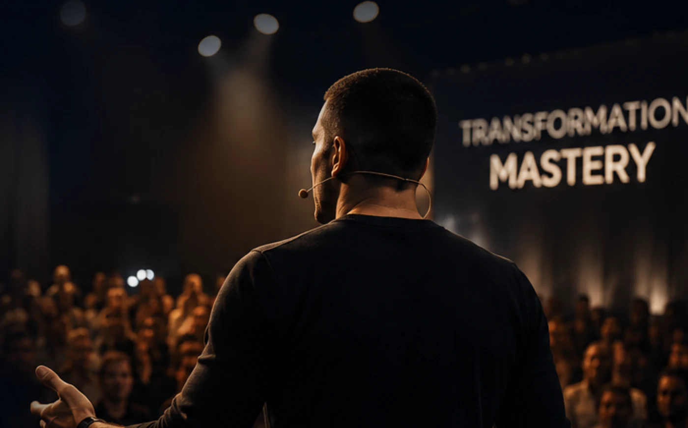 Enes bei einem Live Event vor Publikum